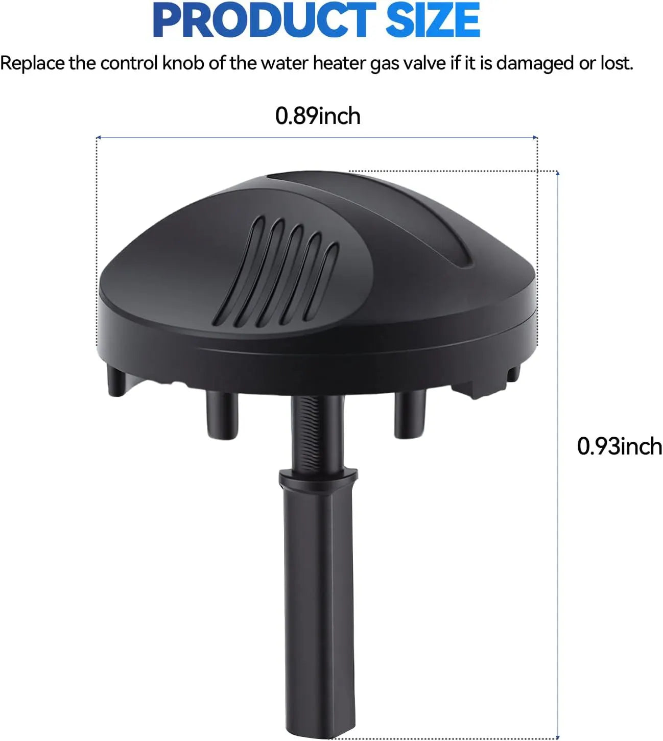 Honeywell Water Heater Gas Valve Control Dial Knob w/Spring WV8840B11158, WV8840B1109, WV8840B1110, WV4464B1037, WV8840C1406