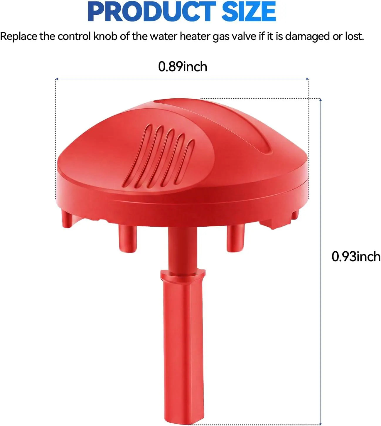 Honeywell Water Heater Gas Valve Control Dial Knob w/Spring WV8840A1000, WV8840A1050, WV8840A1051, WV8840A1001, WV4462A1081